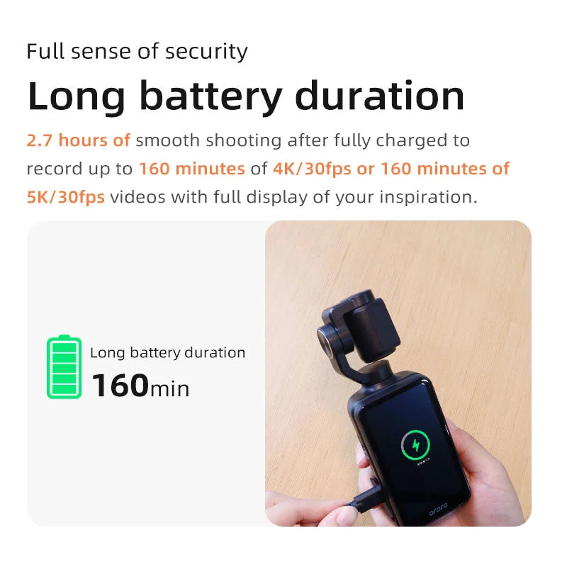 M5 Action Camera 4K Handheld Pocket Digital Camcorder 3-Axis Gimbal Stabilization IR Night Vision Vlog Videos Camara