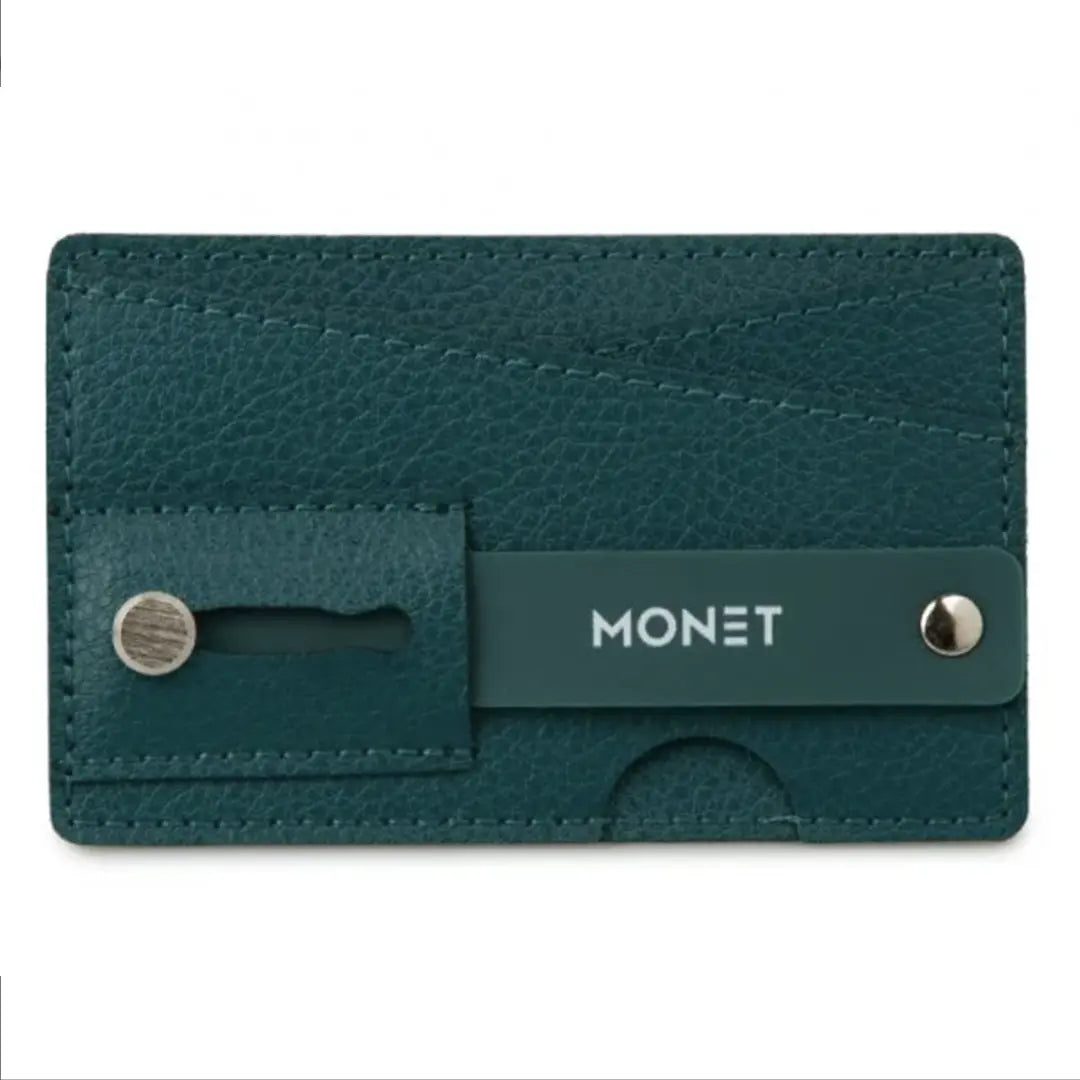 Monet Slim Wallet with Expanding Grip for Smartphones | Strong Adhesive | Never Forget Your Wallet or ID at Home Again