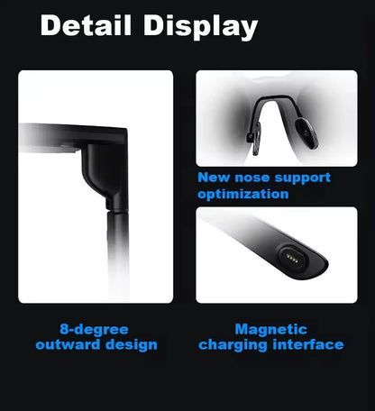 2025 INMO Air 2 AR Glasses Smart Chat GPT AR Glasses with 1080P Micro OLED Virtual Cinema, Augmented Reality Glasses with Camera