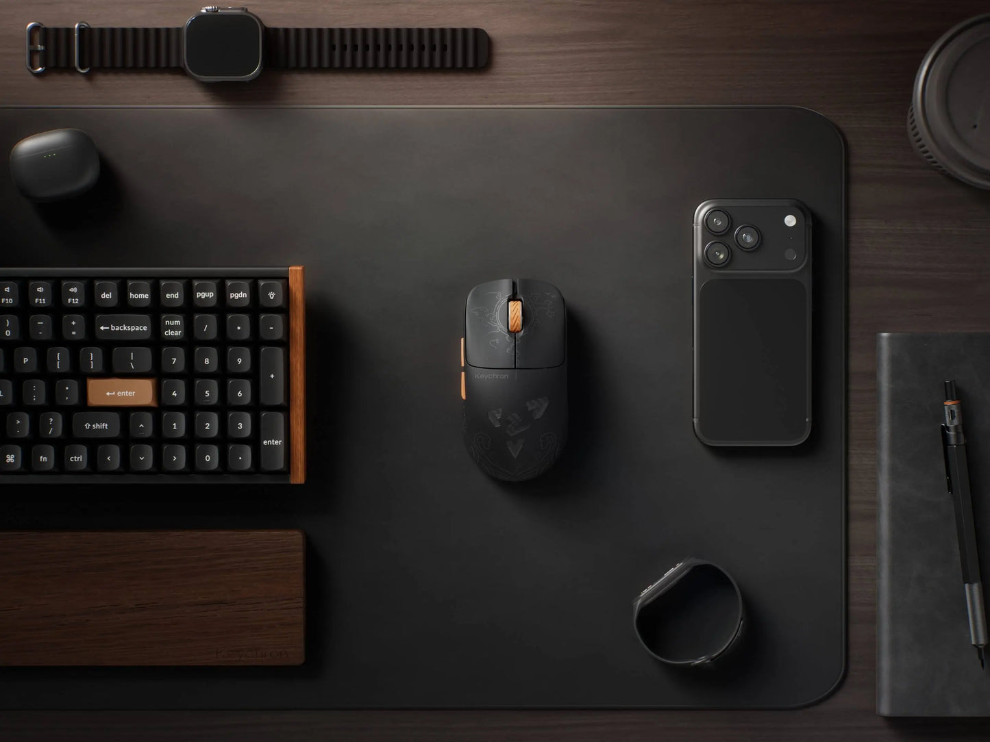 「New」Keychron G3 Wireless 8K Mouse ️ Carbon Fiber & Semi-Transparent Editions | 42G Super Light | Flagship 3395 Sensor | 8000Hz Polling Rate | High Profile Ergonomic Gaming Mouse | Pro-Grade Wireless Desktop Upgrade