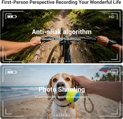 AI-Enhanced Smart Glasses with 12MP Camera, Bluetooth Calling, 4K HD Video Recording, Real-Time Translation, AI Voice Assistant, Object Recognition, and Polarized Lenses