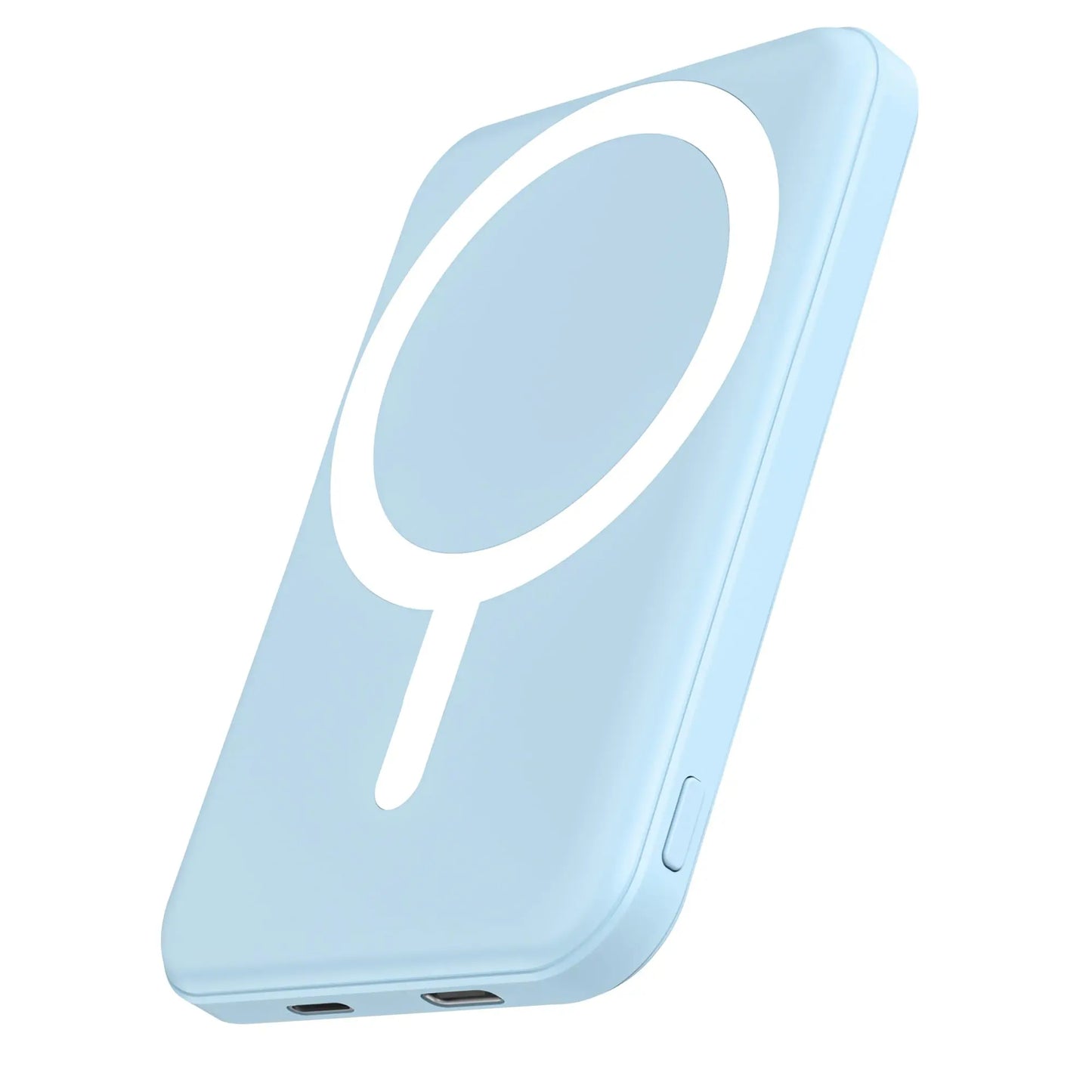 Magsafe Ultra-Thin Battery Pack, 5000Mah Fast Wireless Charger Compact Magnetic Power Bank and USB-C Cable for Iphone 17/16/15/14/13/12 Series Pink Chargeable Protection Smartphone Power Bank Portable Charger Power Bank Magnetic Power Bank
