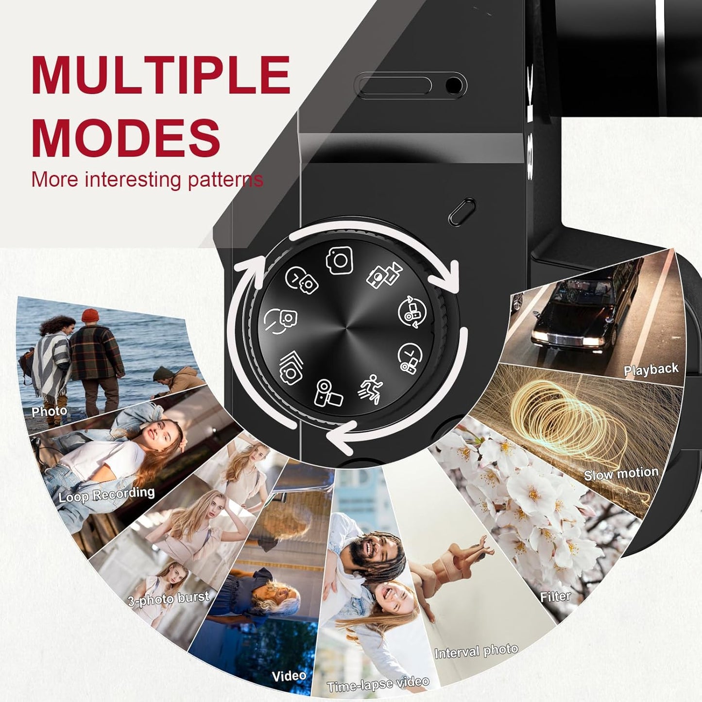 Digital Camera Wifi - 8K 88MP Cameras for Photography - 18X Zoom Vlogging Camera for Youtube with 3" 180° Flip Screen- UHD Autofocus Video Camara with Lens Hood 64GB Card