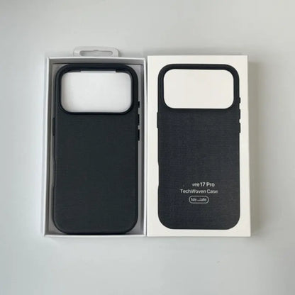 Suitable for Iphone 17 Pro Max Textured Phone Case, Iphone 17 Air Magnetic Case, AI Button Hollow Design 17 Pro