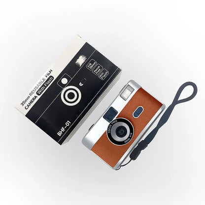 Non Disposable Reusable Camera 35 MM, Flash Reusable Retro Camaras De Pelicula, Vintage Lomo 35MM Film Camera for Kodak Film