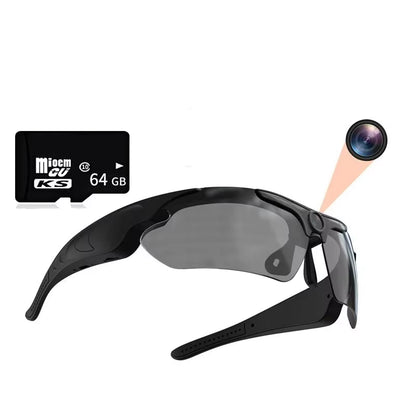 2026 Glasses with 1080P High-Definition Mini Camera Smart Glasses Cycling Recorder Outdoor Sports Recording Goggles