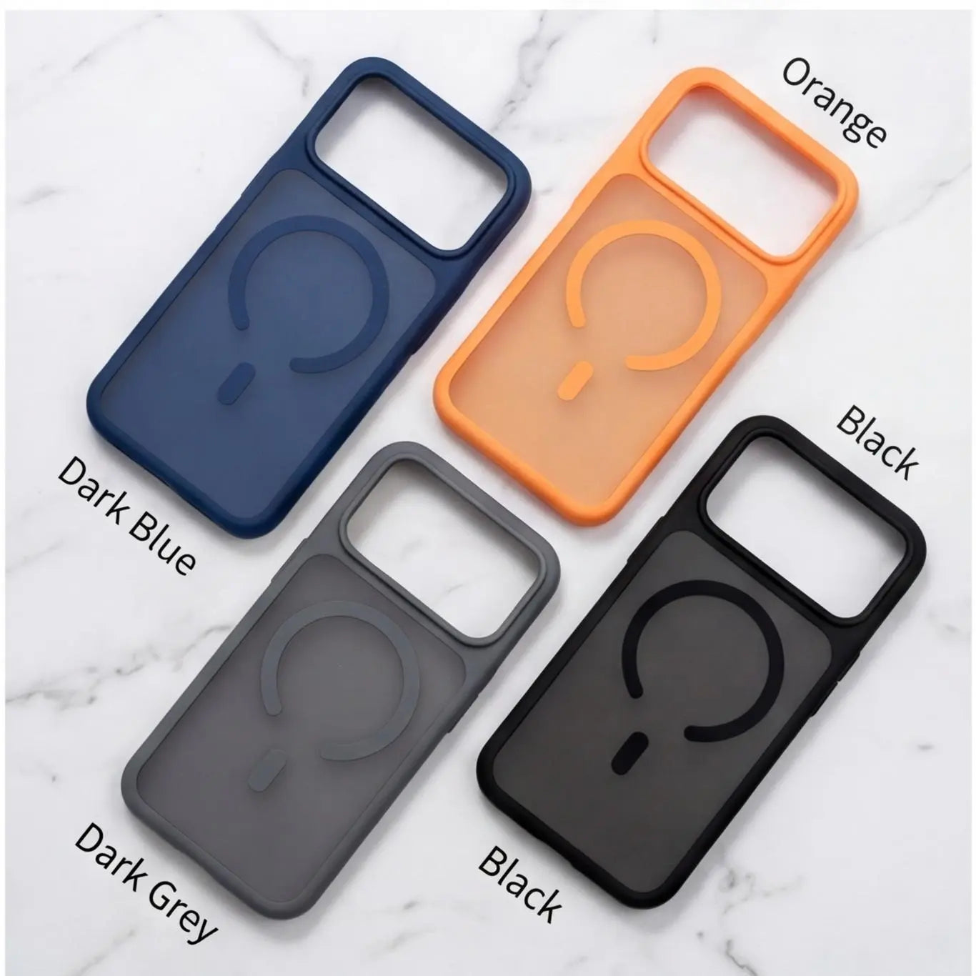 Magnetic Magsafe-Compatible Casing for Iphone 17 Pro Max - Durable Matte Skin-Friendly TPU Protective Cover, Shockproof Anti-Slip Slim Fit Bumper, Metal Buttons, Aesthetic Protection for Smartphones