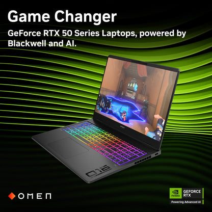 OMEN MAX Gaming Laptop 16-Ah0057Nr 16", Windows 11 Home, Intel® Core™ Ultra 7, 16GB RAM, 1TB SSD, NVIDIA® Geforce RTX™ 5070, 2K, Shadow Black