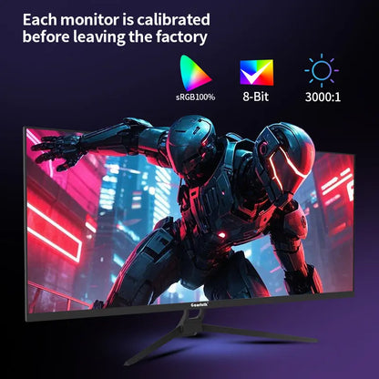 34-Inch Ultra-Wide Gaming Monitor | 21:9 IPS Screen Display | 120Hz Refresh Rate | Freesync & G-Sync Compatible | HDMI & DP Ports, Wall-Mounted 75 * 75Mm