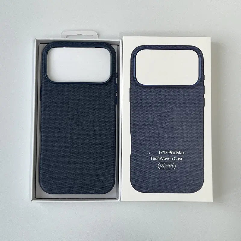 Suitable for Iphone 17 Pro Max Textured Phone Case, Iphone 17 Air Magnetic Case, AI Button Hollow Design 17 Pro