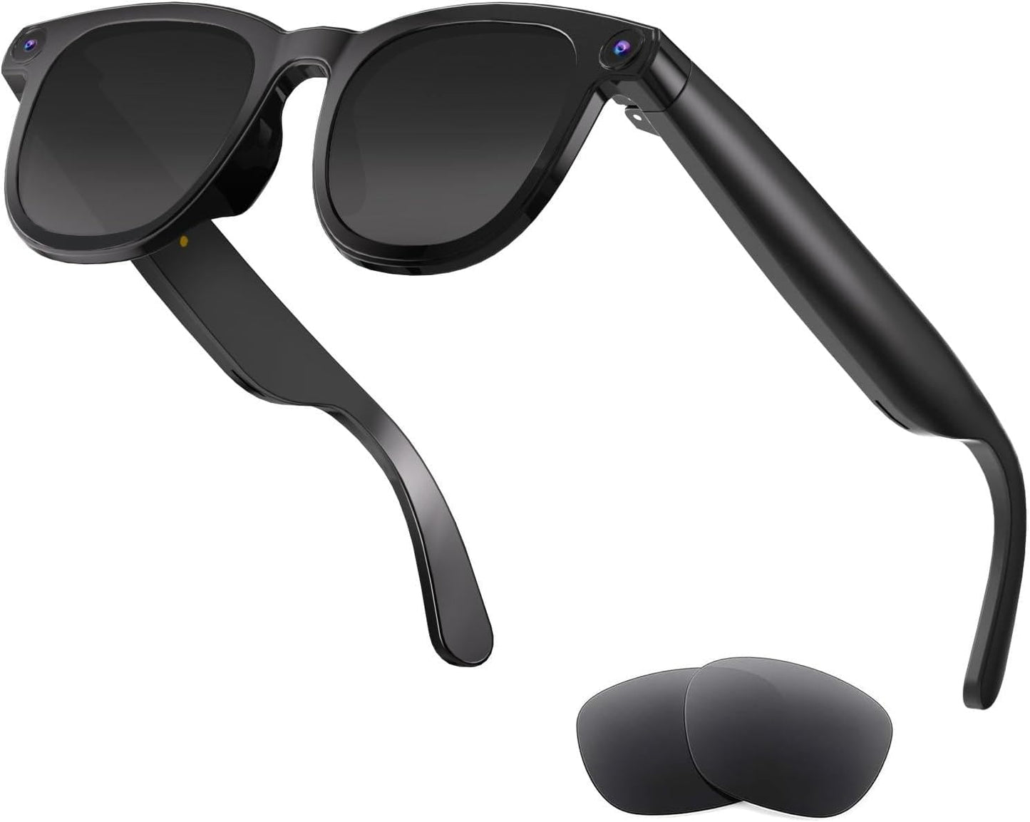 AI Smart Glasses with 8MP HD Camera, Voice Assistant, Open-Ear Audio, Real-Time Translation, and Video Recording for Travel and Everyday Use