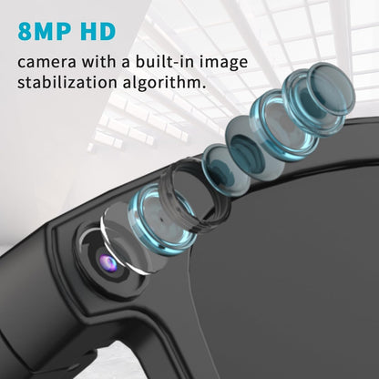 AI Smart Glasses with 8MP HD Camera, Voice Assistant, Open-Ear Audio, Real-Time Translation, and Video Recording for Travel and Everyday Use