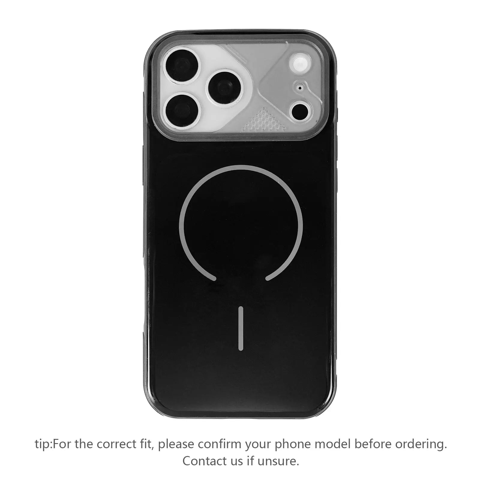 Fashionable Glossy Magsafe Phone Case, Simple and anti Drop Design, Lens Wrapped Protective Phone Case, Suitable for Iphone 17 Promax 16 15 14 13 12 Phone Cases-Zq151