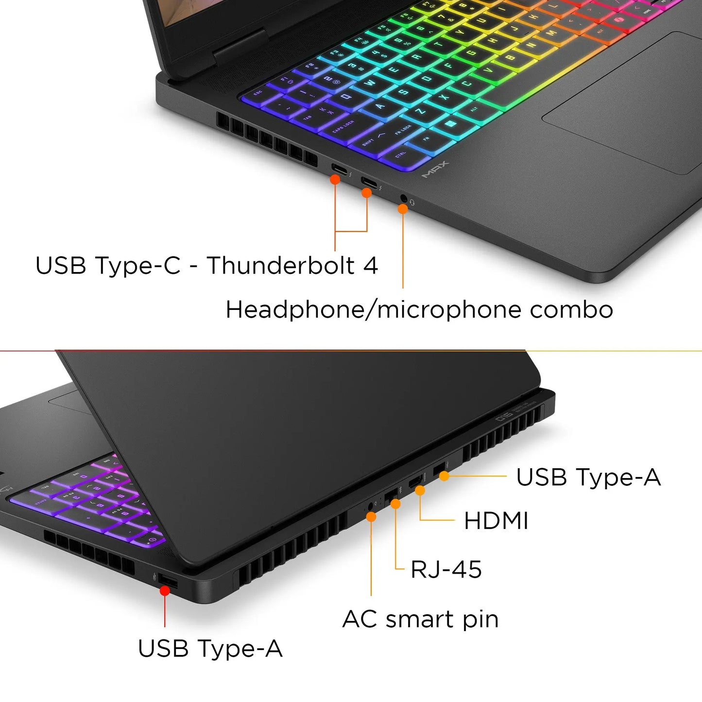 OMEN MAX Gaming Laptop 16-Ah0057Nr 16", Windows 11 Home, Intel® Core™ Ultra 7, 16GB RAM, 1TB SSD, NVIDIA® Geforce RTX™ 5070, 2K, Shadow Black