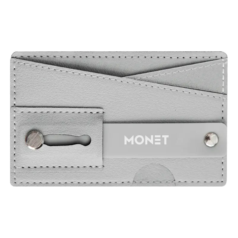 Monet Slim Wallet with Expanding Grip for Smartphones | Strong Adhesive | Never Forget Your Wallet or ID at Home Again