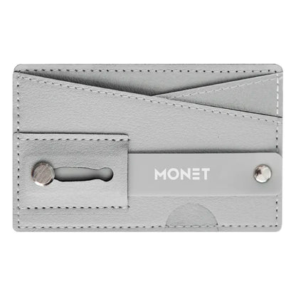 Monet Slim Wallet with Expanding Grip for Smartphones | Strong Adhesive | Never Forget Your Wallet or ID at Home Again