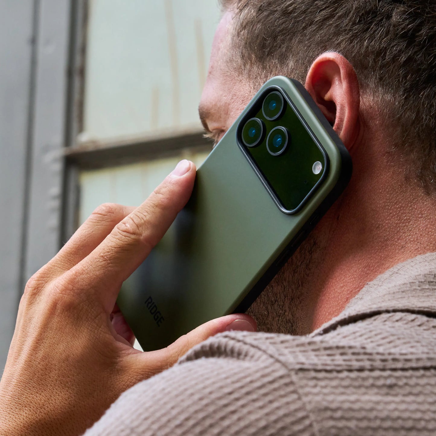 Ridge Iphone Case | 8Ft Drop Protection | Magsafe & Qi Compatible | Dual-Layer TPU | Aluminum Buttons | Leather & Carbon Fiber | Slim Protective Phone Case