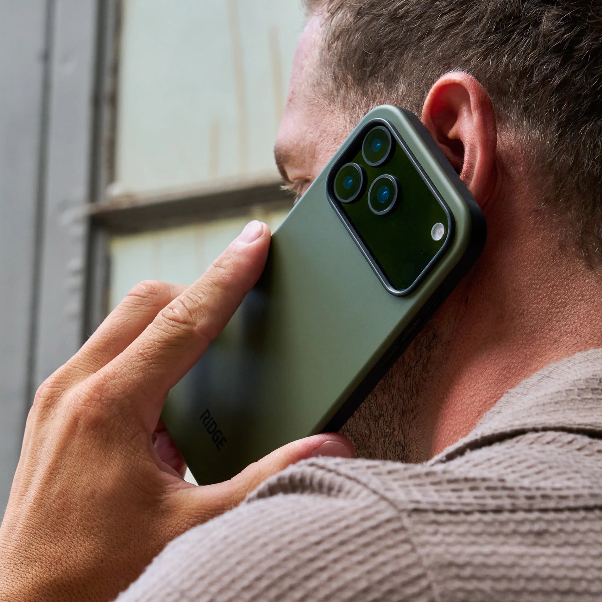 Ridge Iphone Case | 8Ft Drop Protection | Magsafe & Qi Compatible | Dual-Layer TPU | Aluminum Buttons | Leather & Carbon Fiber | Slim Protective Phone Case
