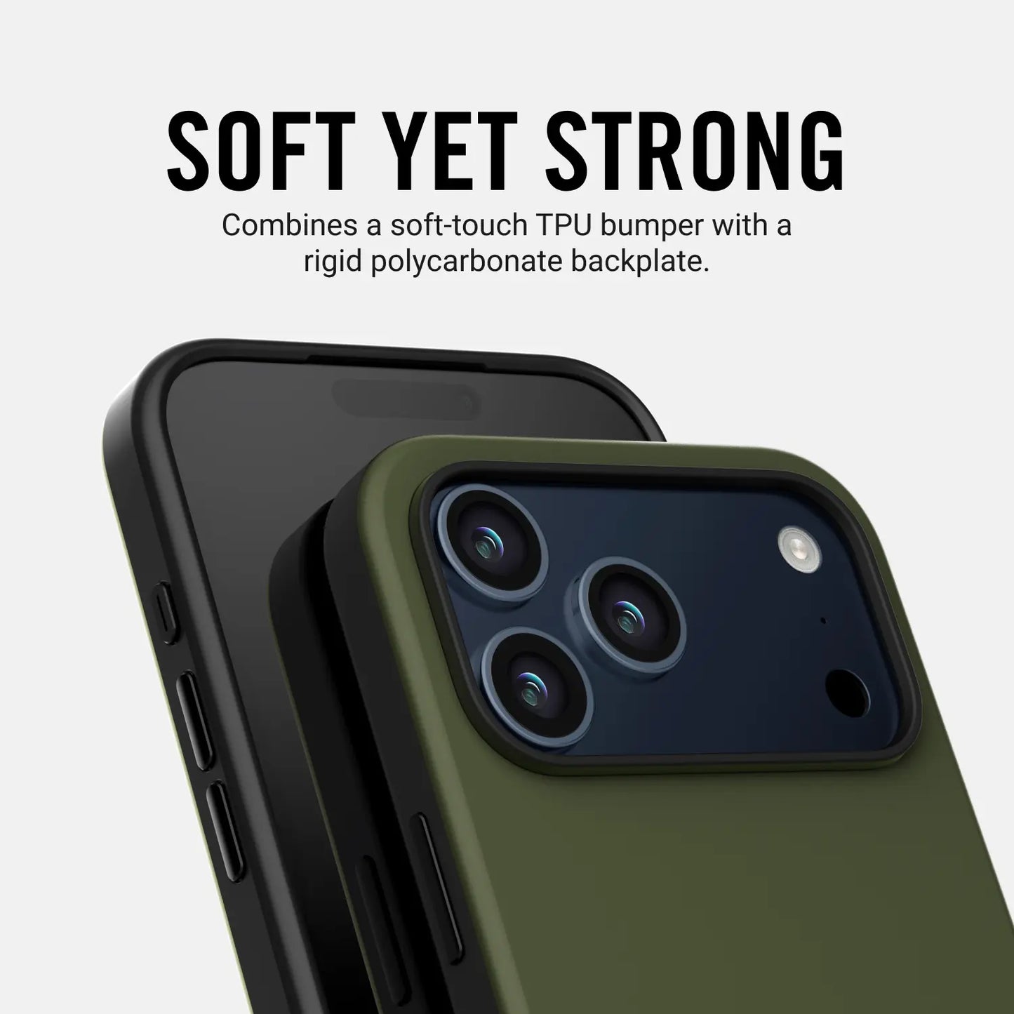 Ridge Iphone Case | 8Ft Drop Protection | Magsafe & Qi Compatible | Dual-Layer TPU | Aluminum Buttons | Leather & Carbon Fiber | Slim Protective Phone Case