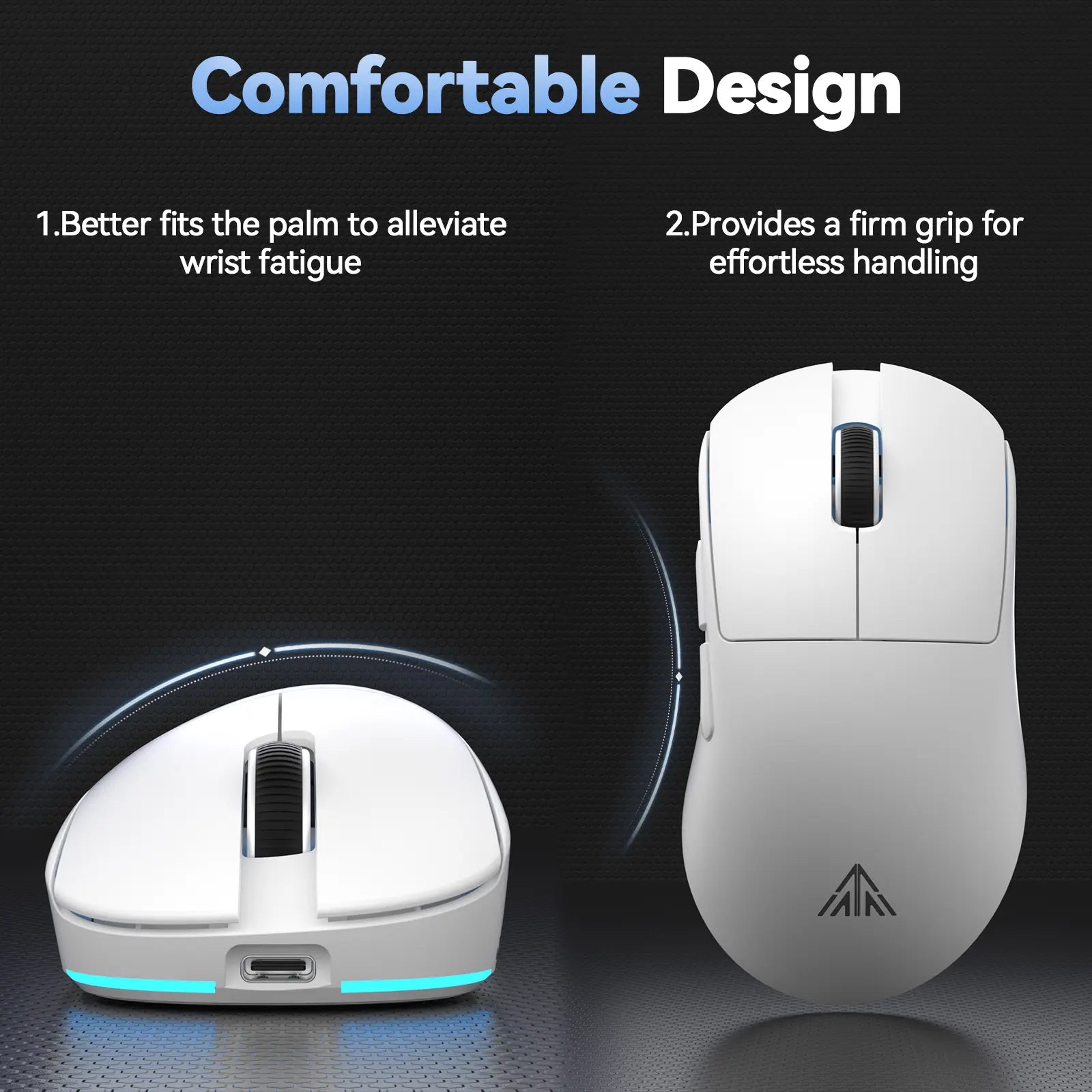 SOLAKAKA SM822 Tri-Mode Wireless Gaming Mouse with RGB Charging Dock, 24000 DPI PAW3311 Sensor, 62G Ultra-Lightweight Programmable Design for PC Gamers, Gaming Accessories