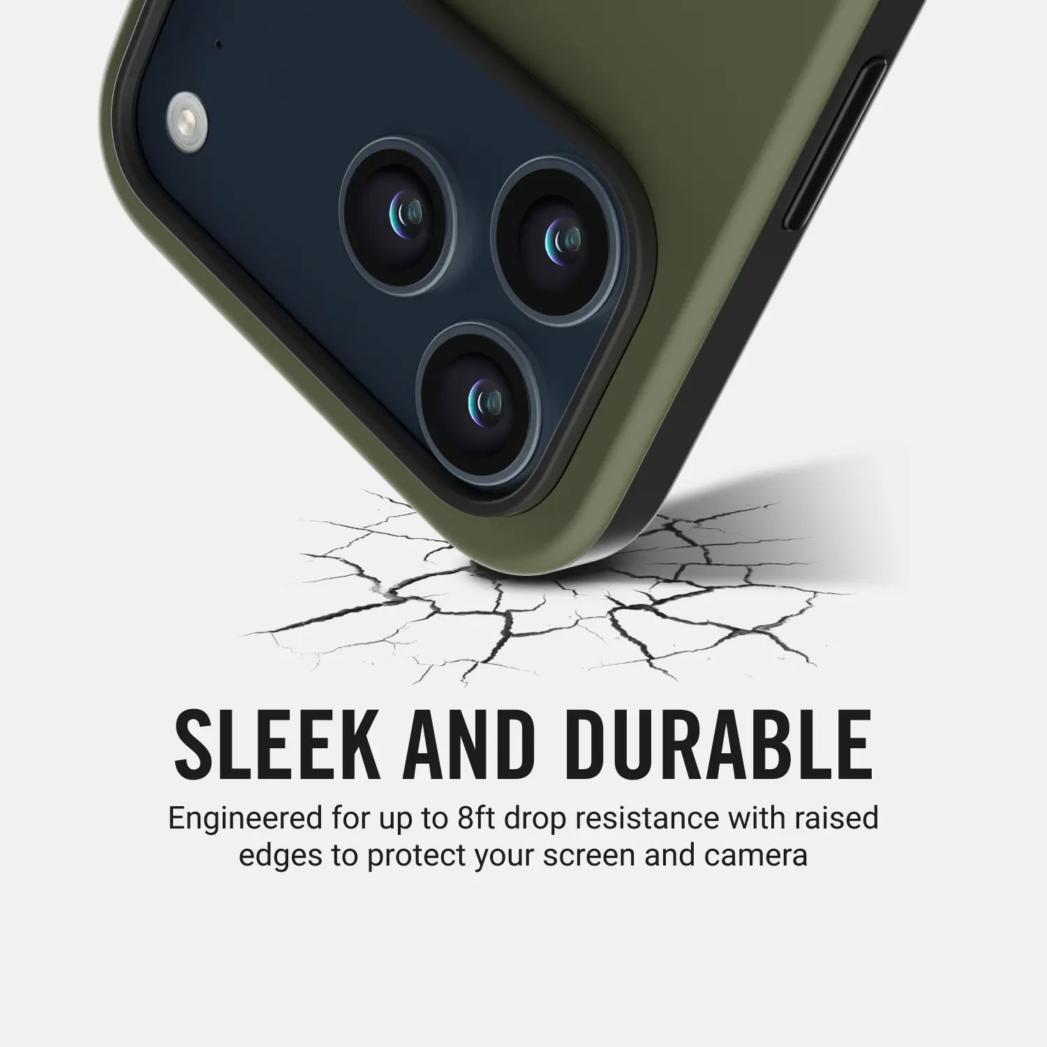 Ridge Iphone Case | 8Ft Drop Protection | Magsafe & Qi Compatible | Dual-Layer TPU | Aluminum Buttons | Leather & Carbon Fiber | Slim Protective Phone Case