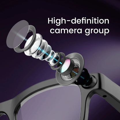 AI Smart Glasses with 200W Pixels, Equipped with a Camera and Video Glasses