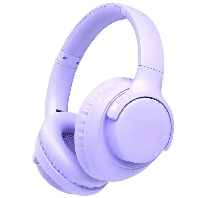 MOKATA Electronic Wireless Bluetooth Headphones, Over-Ear, Deep Bass, Hi-Fi Stereo, 65 Hours Playback Time, Foldable and Lightweight with Microphone, Black, Wireless Audio Headphones