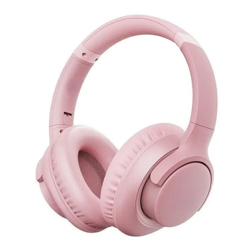 MOKATA Electronic Wireless Bluetooth Headphones, Over-Ear, Deep Bass, Hi-Fi Stereo, 65 Hours Playback Time, Foldable and Lightweight with Microphone, Black, Wireless Audio Headphones