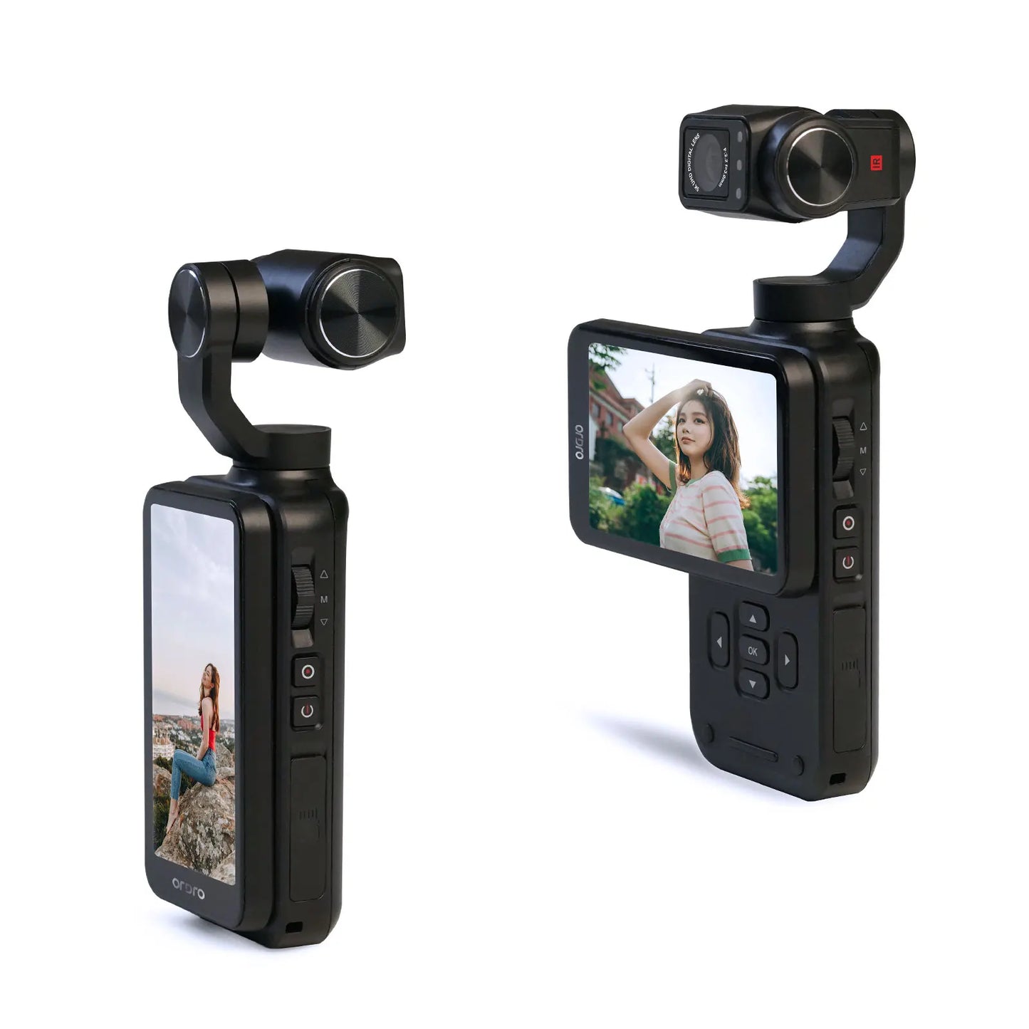 M5 Action Camera 4K Handheld Pocket Digital Camcorder 3-Axis Gimbal Stabilization IR Night Vision Vlog Videos Camara