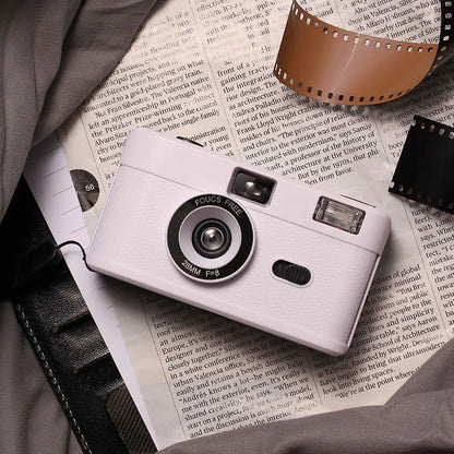Non Disposable Reusable Camera 35 MM, Flash Reusable Retro Camaras De Pelicula, Vintage Lomo 35MM Film Camera for Kodak Film
