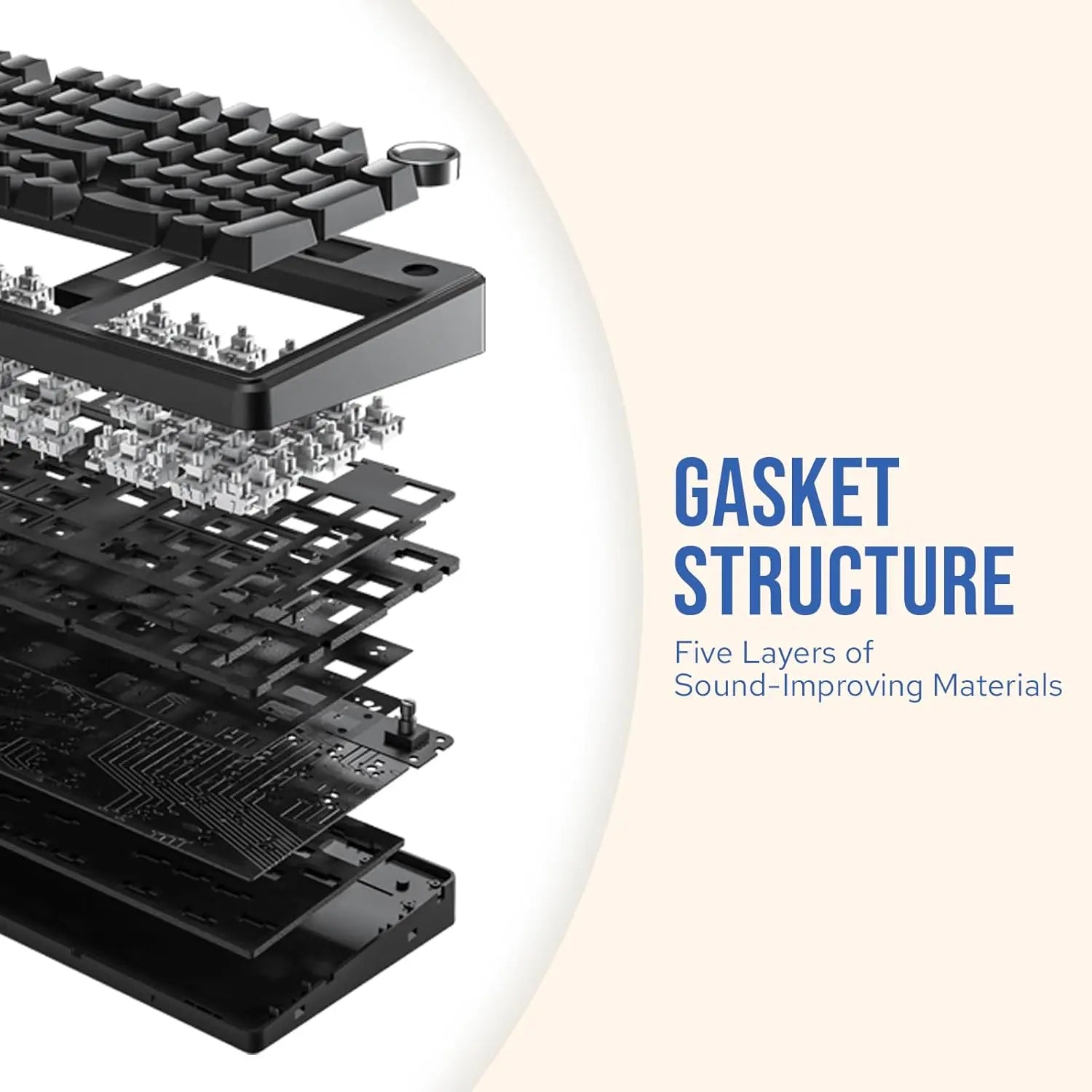 【Deals】Official Aula X Leobog F99PRO Mechanical Gaming Keyboard with Knob,Tri-Mode Bt5.0/Usb-C/2.4Ghz Hot Swappable Custom Keyboard,Windows& Android&Mac