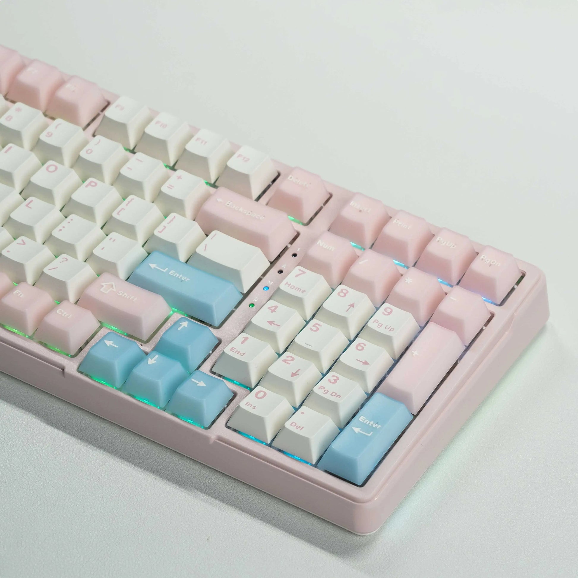 FURYCUBE K99 Pro Mechanical Keyboard Wireless with Num Pad Full Size Wired/Bluetooth/2.4G Gasket Structure Keyboard Creamy Sound for Laptop Computer RGB Backlit,3/5 Pin Hot Swappable Customize Keyboard E-Sports, Office, PBT Keycaps, Mothersdaygift Tiktoks