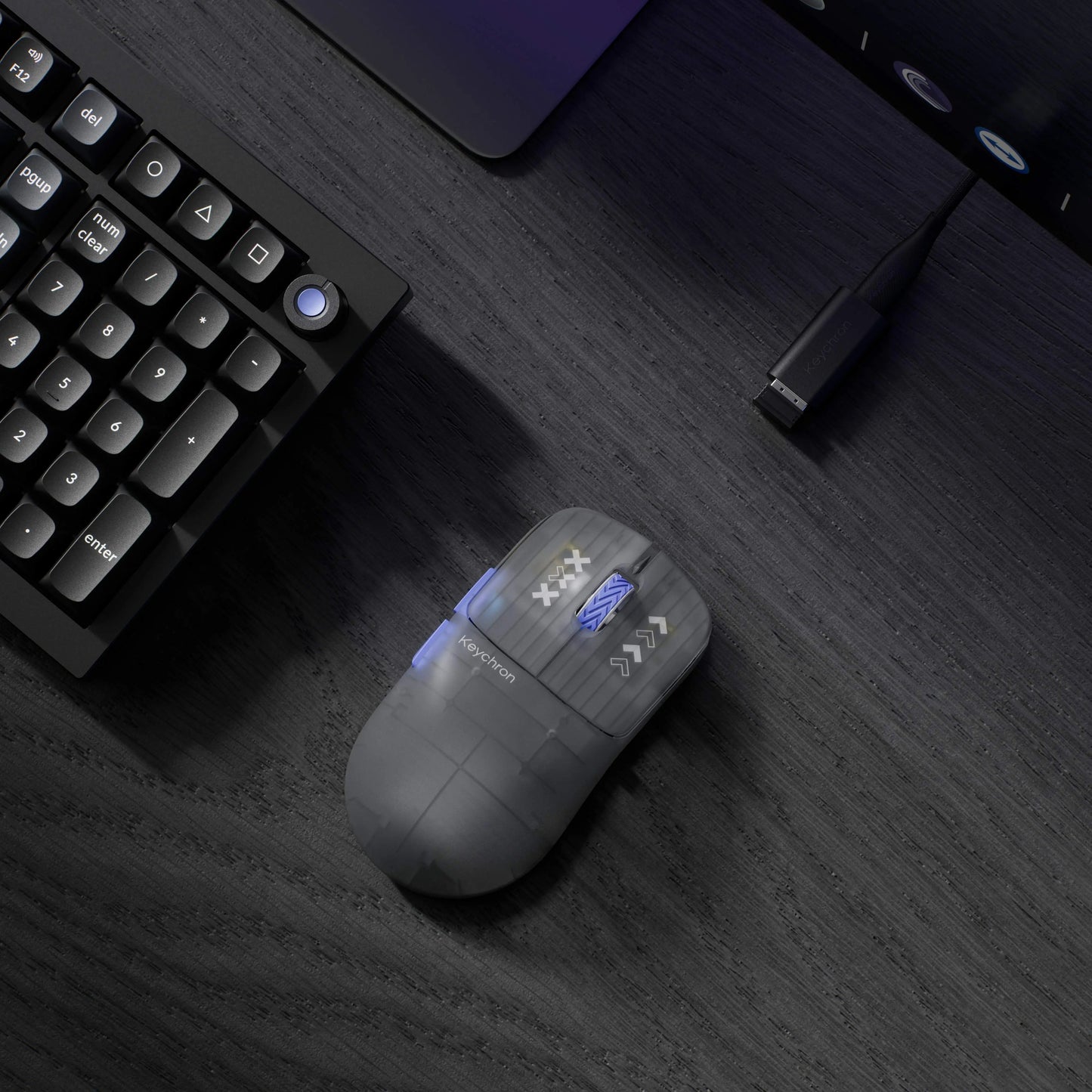 「New」Keychron G3 Wireless 8K Mouse ️ Carbon Fiber & Semi-Transparent Editions | 42G Super Light | Flagship 3395 Sensor | 8000Hz Polling Rate | High Profile Ergonomic Gaming Mouse | Pro-Grade Wireless Desktop Upgrade