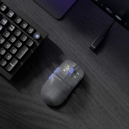 「New」Keychron G3 Wireless 8K Mouse ️ Carbon Fiber & Semi-Transparent Editions | 42G Super Light | Flagship 3395 Sensor | 8000Hz Polling Rate | High Profile Ergonomic Gaming Mouse | Pro-Grade Wireless Desktop Upgrade
