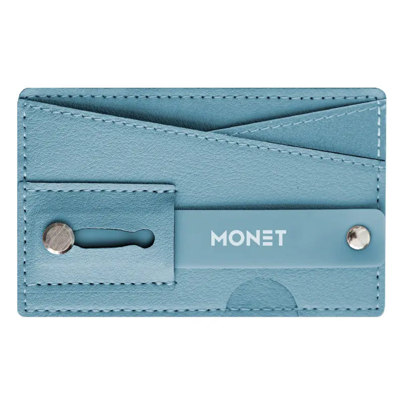 Monet Slim Wallet with Expanding Grip for Smartphones | Strong Adhesive | Never Forget Your Wallet or ID at Home Again
