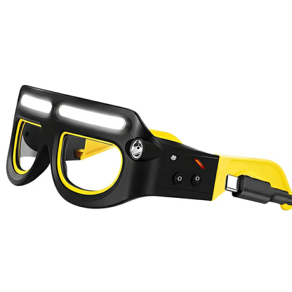 Rechargeable LED Headlamp, Outdoor Kit, for Running, Camping, Outdoor Activities, Night Work, and Repairs, Dust-Proof Lens, USB-C Charging, Multifunctional High-Lumen Flashlight