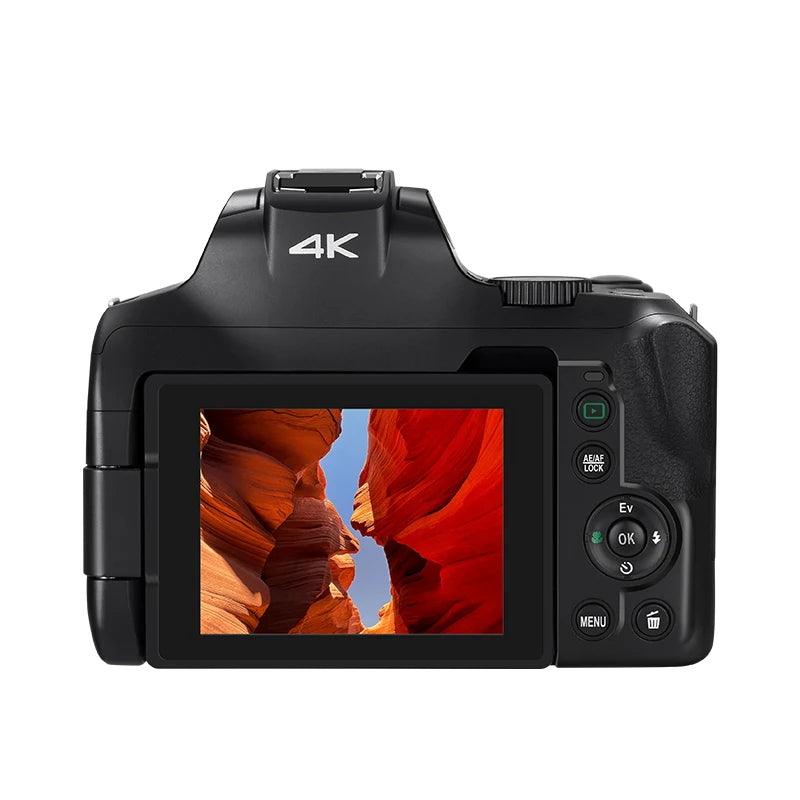 12X Optical Zoom Digital Camera Photo Video Camcorder 4K P Auto/Manual with Focus LED Flash Vlog Camara 2024 New Arrivals