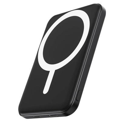 Magsafe Ultra-Thin Battery Pack, 5000Mah Fast Wireless Charger Compact Magnetic Power Bank and USB-C Cable for Iphone 17/16/15/14/13/12 Series Pink Chargeable Protection Smartphone Power Bank Portable Charger Power Bank Magnetic Power Bank