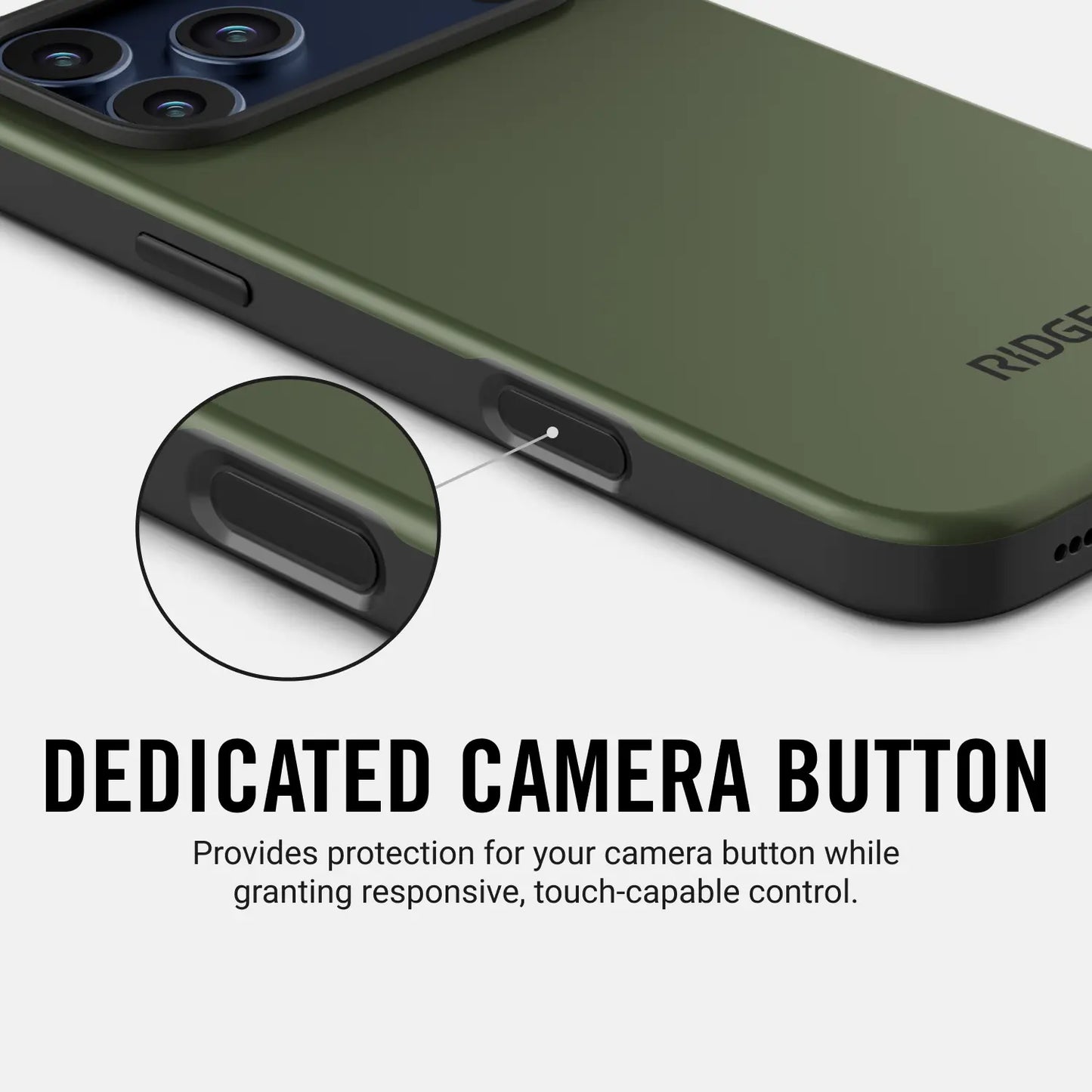 Ridge Iphone Case | 8Ft Drop Protection | Magsafe & Qi Compatible | Dual-Layer TPU | Aluminum Buttons | Leather & Carbon Fiber | Slim Protective Phone Case