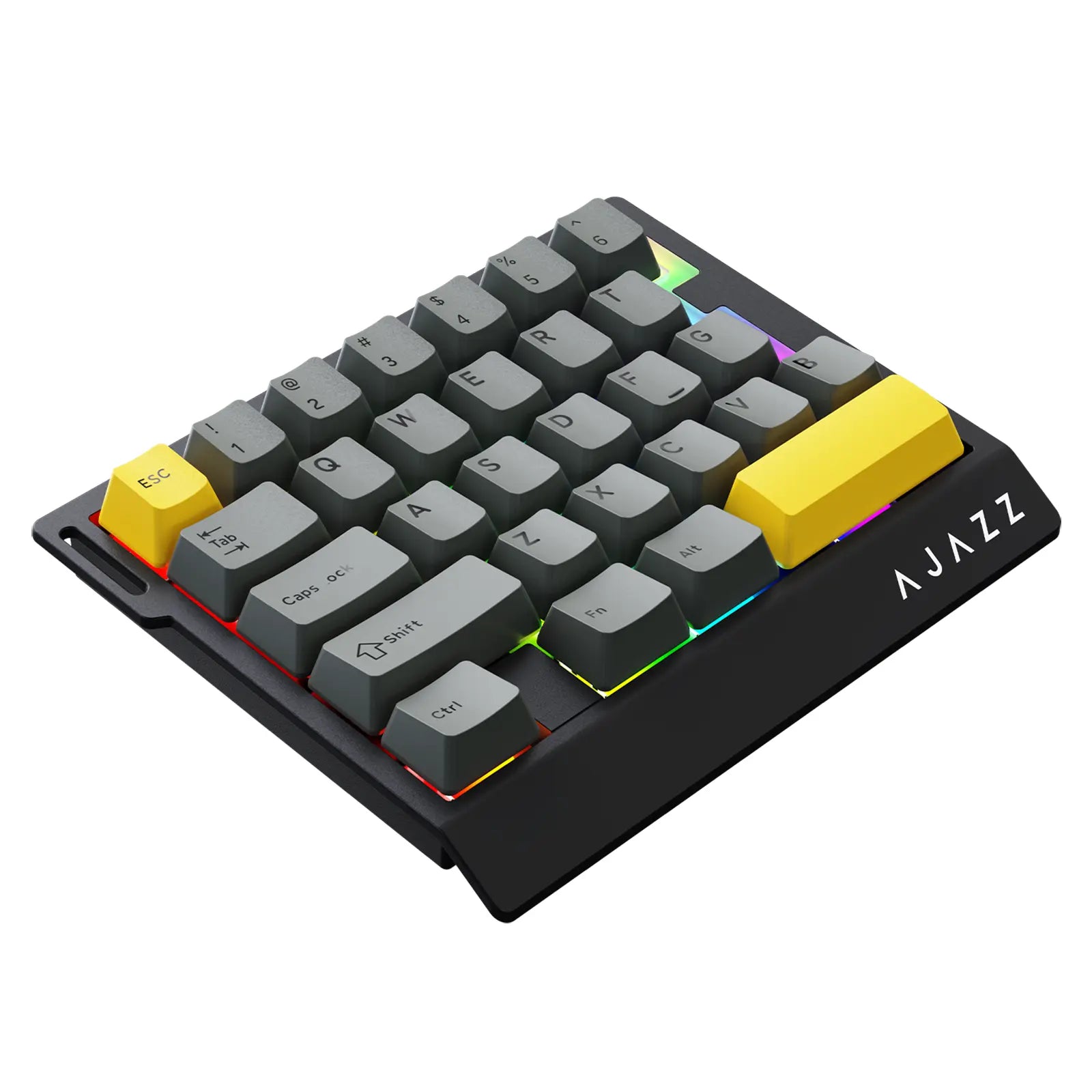 AJAZZ AK029 Single-Handed Wired Magnetic Gaming Keyboard 8K Hz, RGB, 0.01Mm RT Precision，29 Keys, for FPS Gaming Colorful RGB Backlight Web Driver Support Gaming Keyboard