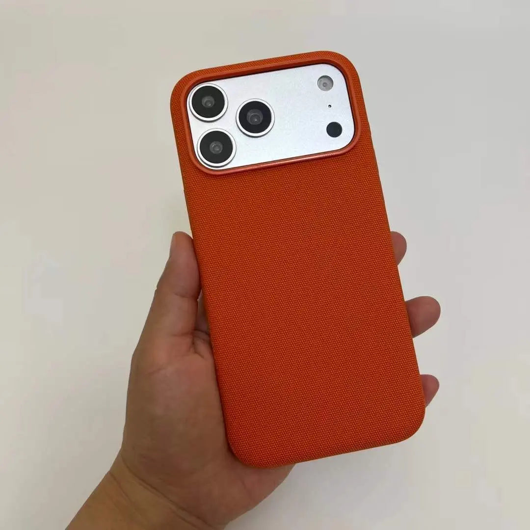 Suitable for Iphone 17 Pro Max Textured Phone Case, Iphone 17 Air Magnetic Case, AI Button Hollow Design 17 Pro