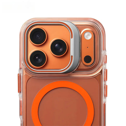 【 Iphone17 Case 】Ice Crystal anti Fall Lens Bracket Magnetic Phone Case Iphone17 Pro Max 16 15 for Iphone Case Silicone Soft Shell TPU Shockproof