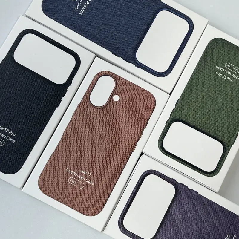 Suitable for Iphone 17 Pro Max Textured Phone Case, Iphone 17 Air Magnetic Case, AI Button Hollow Design 17 Pro