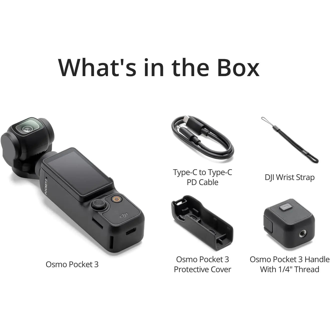 DJI Osmo Pocket 3, Vlogging Cameras with 1'' CMOS & 4K/120Fps Vlog Camera, 3-Axis Stabilization, Fast Focusing, Face/Object Tracking, Digital Vlogging Camera for Youtube